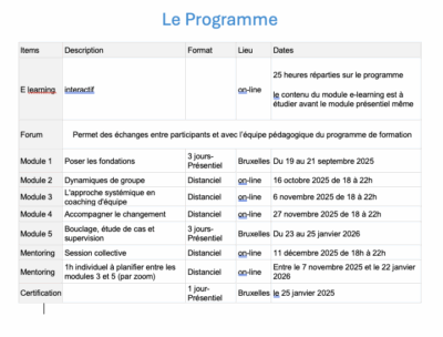 Formation certifiante Coaching d'équipe : Team Coaching AATC – Image 4