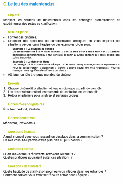 Les Fiches Rôles : Dynamisez vos ateliers d'équipe – Image 2